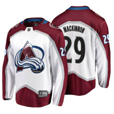 Colorado Avalanche #29 Nathan MacKinnon 2018 Fanatics Branded Breakaway White Away jersey