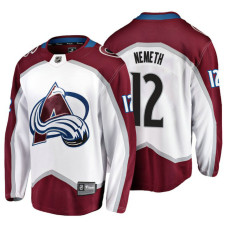 Colorado Avalanche #12 Patrik Nemeth 2018 Fanatics Branded Breakaway White Away jersey