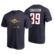 Washington Capitals #39 Alex Chiasson Navy 2018 Stanley Cup Playoffs Star Wars Win You Must Adidas T-shirt