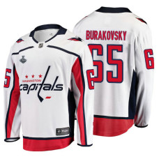 Washington Capitals #65 Andre Burakovsky 2018 Stanley Cup Final Bound Breakaway Player Away White Jersey