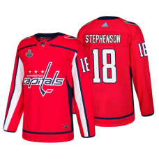 Washington Capitals #18 Chandler Stephenson 2018 Stanley Cup Final Bound Patch Authentic Player Red Jersey