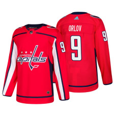 Washington Capitals #9 Dmitry Orlov Home Adidas Authentic Player Red jersey