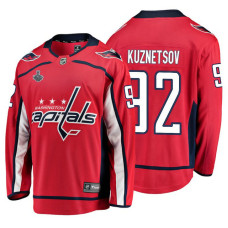 Washington Capitals #92 Evgeny Kuznetsov Red Breakaway Player Home Stanley Cup Final Bound 2018 Jersey