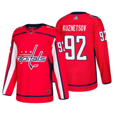 Washington Capitals #92 Evgeny Kuznetsov Home Adidas Authentic Player Red jersey