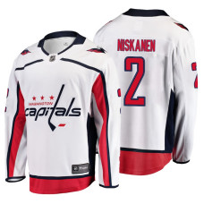 Washington Capitals #2 Matt Niskanen Fanatics Branded Breakaway White Away jersey