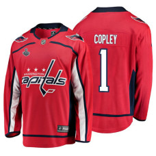 Washington Capitals #1 Pheonix Copley Red Breakaway Player Home Stanley Cup Final Bound 2018 Jersey