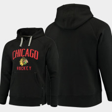 Chicago Blackhawks Indestructible Fanatics Branded Pullover Hoodie Black