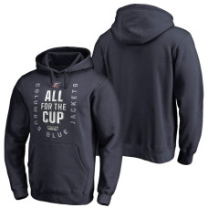 Navy Stanley Cup Playoffs Pullover Hoodie Columbus Blue Jackets