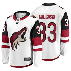 Arizona Coyotes #33 Alex Goligoski Fanatics Branded Breakaway White Away jersey