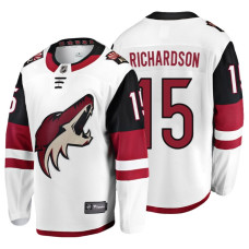 Arizona Coyotes #15 Brad Richardson Fanatics Branded Breakaway White Away jersey