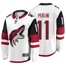 Arizona Coyotes #11 Brendan Perlini Fanatics Branded Breakaway White Away jersey