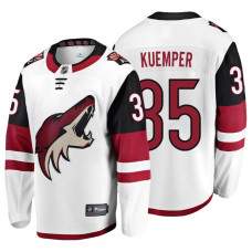 Arizona Coyotes #35 Darcy Kuemper Fanatics Branded Breakaway White Away jersey