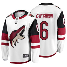 Arizona Coyotes #6 Jakob Chychrun Fanatics Branded Breakaway White Away jersey