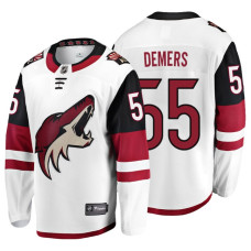 Arizona Coyotes #55 Jason Demers Fanatics Branded Breakaway White Away jersey