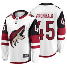 Arizona Coyotes #45 Josh Archibald Fanatics Branded Breakaway White Away jersey