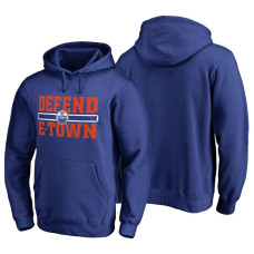 Edmonton Oilers Hometown Collection Defend Pullover Hoodie Royal