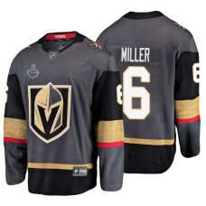 Vegas Golden Knights #6 Colin Miller Grey Home Bound Breakaway Player Jersey With 2023 Stanley Cup Patch