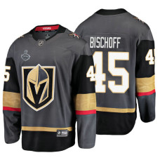 Vegas Golden Knights #45 Jake Bischoff Grey Home Bound Breakaway Player Jersey With 2023 Stanley Cup Patch