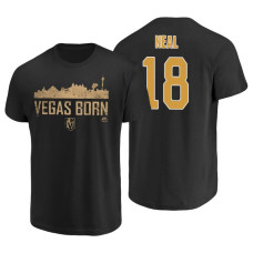 Vegas Golden Knights James Neal #18 Black Majestic T-Shirt