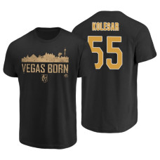 Vegas Golden Knights Keegan Kolesar #55 Black Majestic T-Shirt