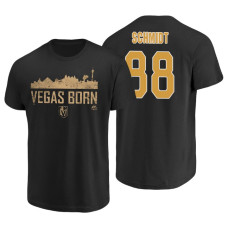 Vegas Golden Knights Nate Schmidt #88 Black Majestic T-Shirt