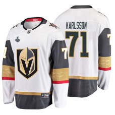 Vegas Golden Knights #71 William Karlsson 2018 Stanley Cup Final Breakaway Road White Jersey