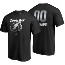 Tampa Bay Lightning Black Midnight Mascot Custom T-Shirt