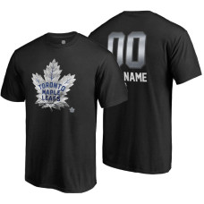 Toronto Maple Leafs Black Midnight Mascot Custom T-Shirt