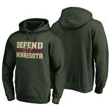 Minnesota Wild Hometown Collection Defend Pullover Hoodie Green