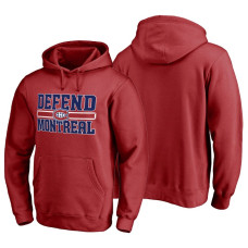 Montreal Canadiens Hometown Collection Defend Pullover Hoodie Red