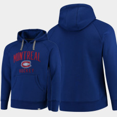 Montreal Canadiens Indestructible Fanatics Branded Pullover Hoodie Blue