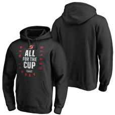 Black Stanley Cup Playoffs Pullover Hoodie New Jersey Devils