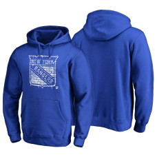 New York Rangers Hometown Collection Pullover Hoodie Blue