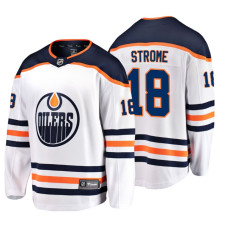 Edmonton Oilers #18 Ryan Strome Fanatics Branded Breakaway White Away jersey