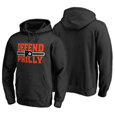 Philadelphia Flyers Hometown Collection Defend Pullover Hoodie Black