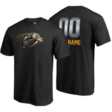 Nashville Predators Black Midnight Mascot Custom T-Shirt