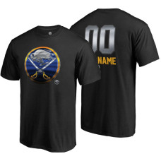 Buffalo Sabres Black Midnight Mascot Custom T-Shirt