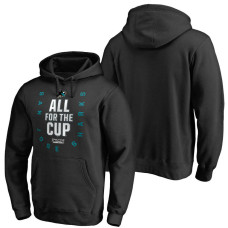 Black Stanley Cup Playoffs Pullover Hoodie San Jose Sharks