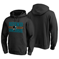 San Jose Sharks Hometown Collection Defend Pullover Hoodie Black