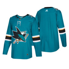 San Jose Sharks Authentic Blank Home Jersey Teal