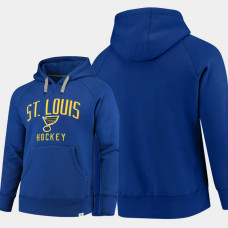 St. Louis Blues Indestructible Fanatics Branded Pullover Hoodie Blue