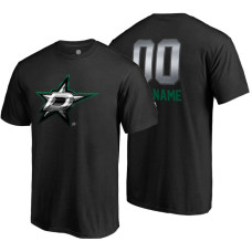 Dallas Stars Black Midnight Mascot Custom T-Shirt