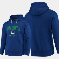 Vancouver Canucks Indestructible Fanatics Branded Pullover Hoodie Royal