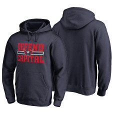 Washington Capitals Hometown Collection Defend Pullover Hoodie Navy