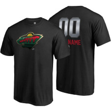 Minnesota Wild Black Midnight Mascot Custom T-Shirt