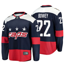 Washington Capitals #22 Madison Bowey 2018 Stadium Series Breakaway Navy Jersey Fanatics