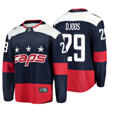 Washington Capitals #29 Christian Djoos 2018 Stadium Series Breakaway Navy Jersey Fanatics