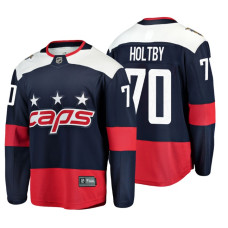 Washington Capitals #70 Braden Holtby 2018 Stadium Series Breakaway Navy Jersey Fanatics