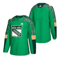 Boston Bruins 2018 St.Patrick's Day Practice Blank Jersey Green