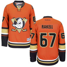 Anaheim Ducks Rickard Rakell #67 Orange Premier Alternate Jersey